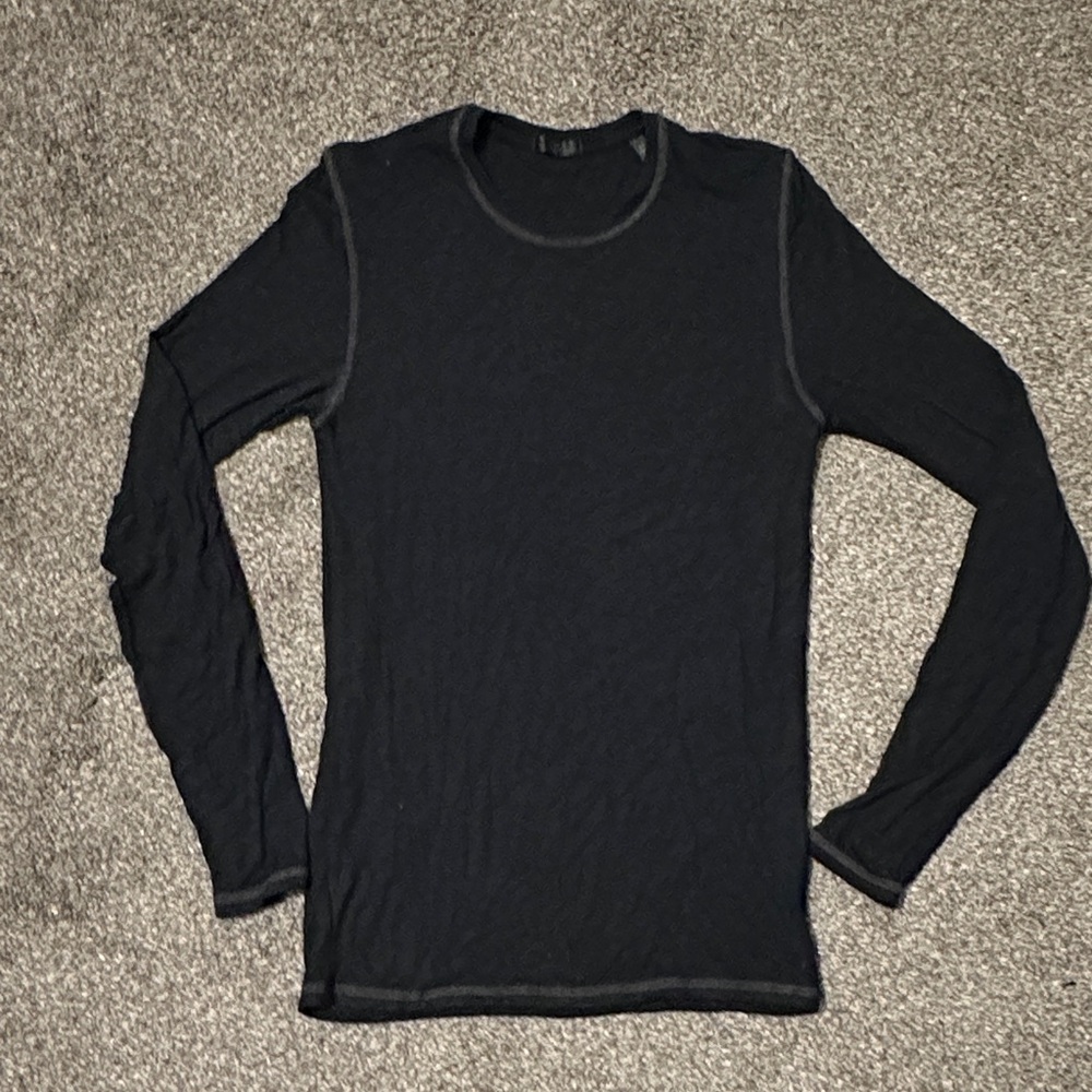 ATM Anthony Thomas Melillo Black Long Sleeve Tee